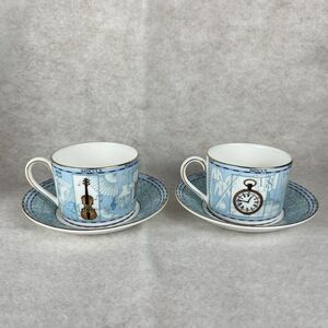Wedgwood Millennium Collection Teacup Set 18th Century Discovery & Enlightenment